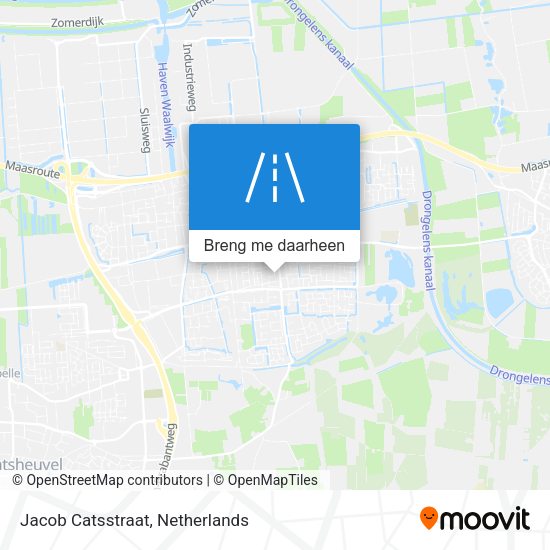 Jacob Catsstraat kaart
