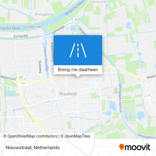 Nieuwstraat kaart