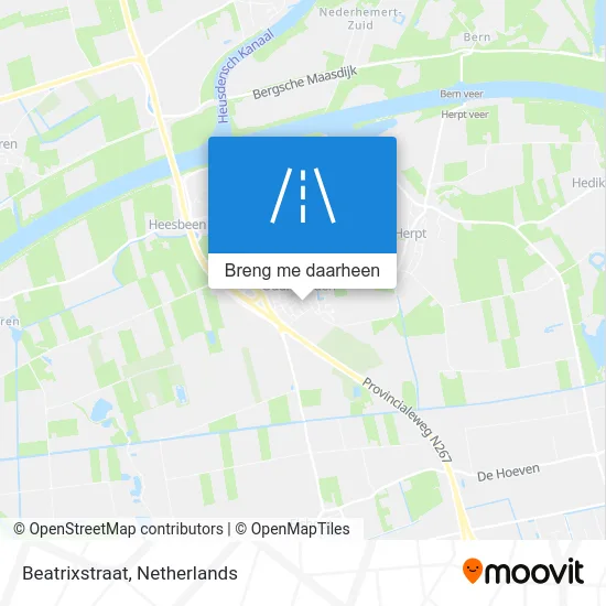 Beatrixstraat kaart