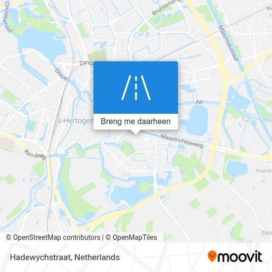 Hadewychstraat kaart