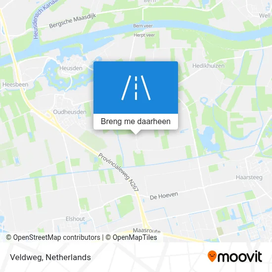 Veldweg kaart