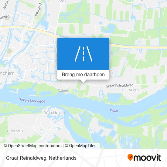 Graaf Reinaldweg kaart