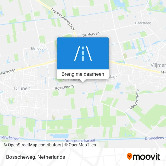 Bosscheweg kaart