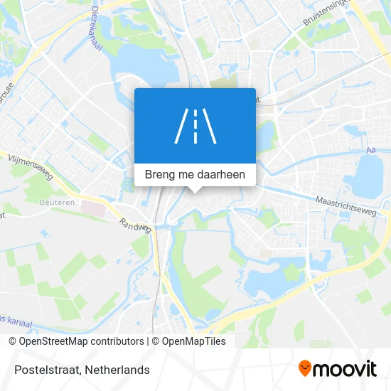 Postelstraat kaart