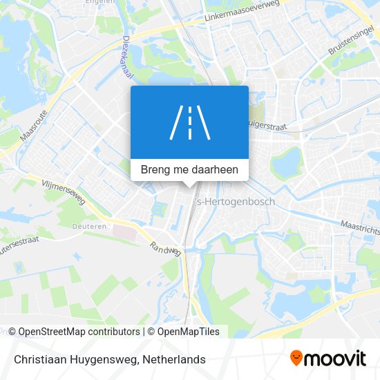 Christiaan Huygensweg kaart
