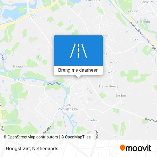 Hoogstraat kaart