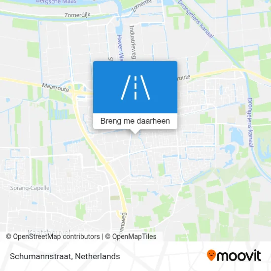 Schumannstraat kaart
