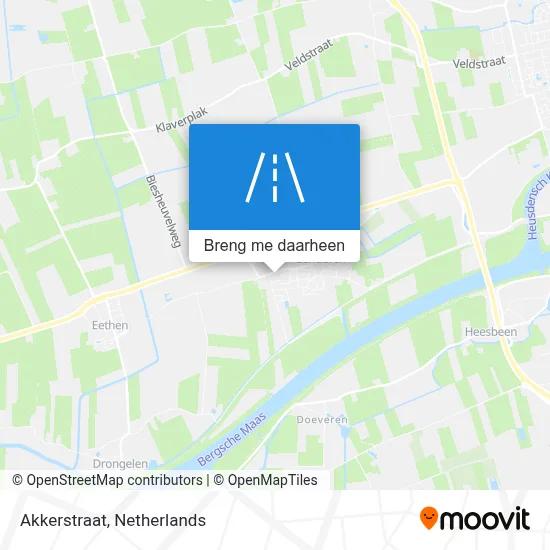 Akkerstraat kaart