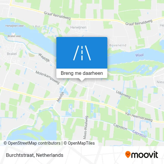 Burchtstraat kaart