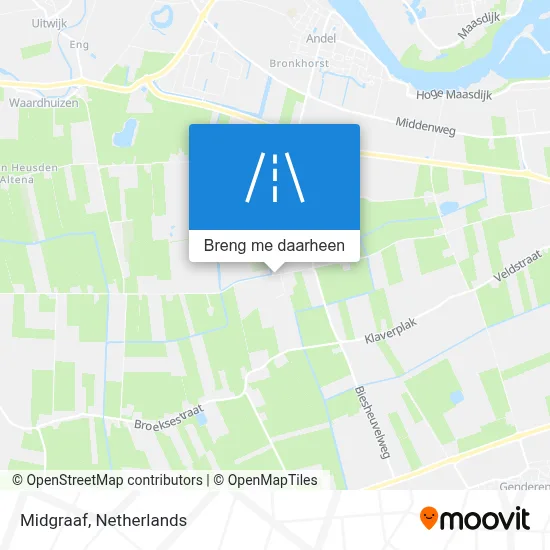 Midgraaf kaart