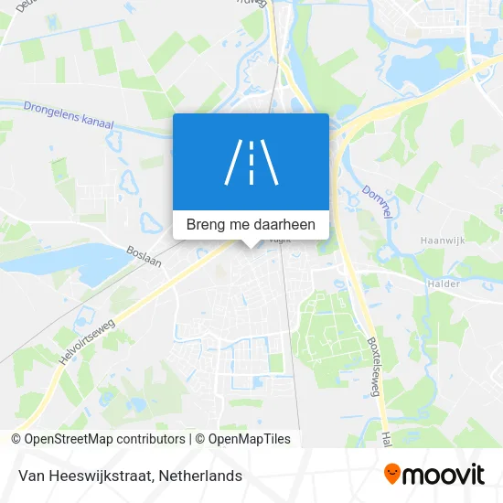 Van Heeswijkstraat kaart
