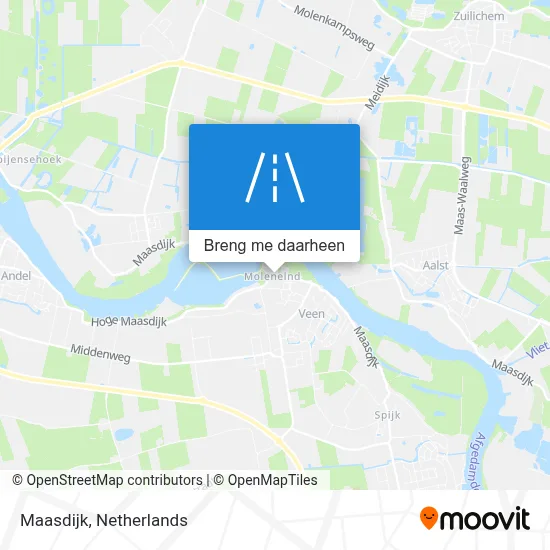 Maasdijk kaart