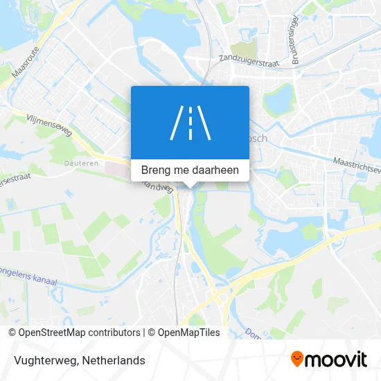 Vughterweg kaart