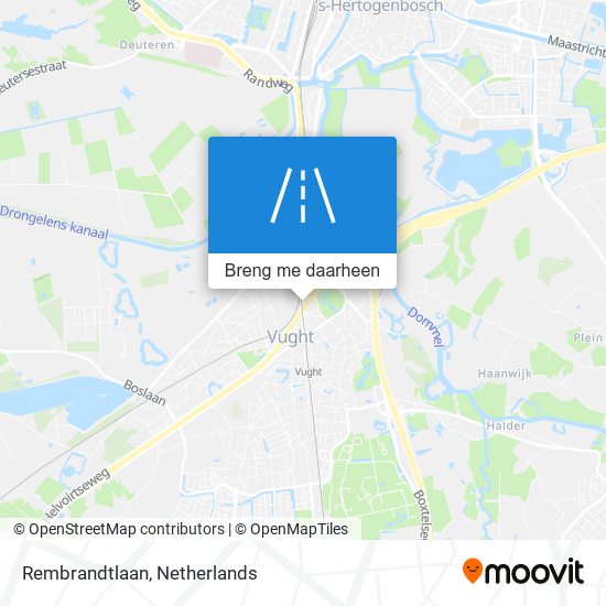 Rembrandtlaan kaart