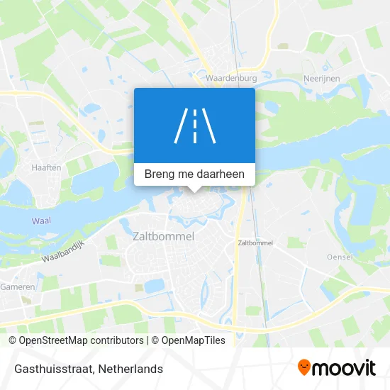 Gasthuisstraat kaart