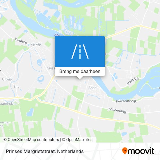 Prinses Margrietstraat kaart
