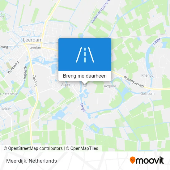 Meerdijk kaart