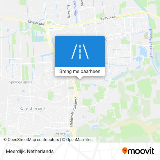 Meerdijk kaart