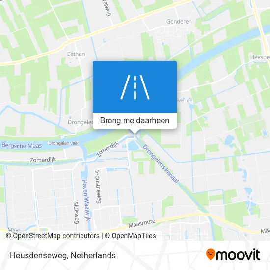 Heusdenseweg kaart