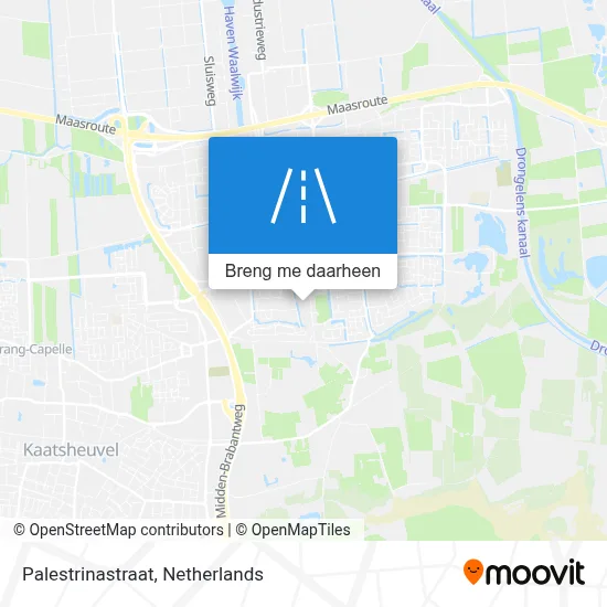 Palestrinastraat kaart