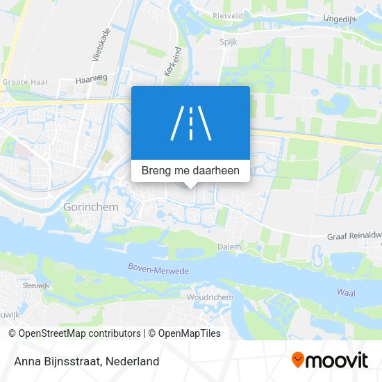 Anna Bijnsstraat kaart