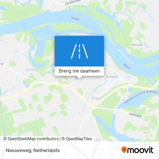Nieuweweg kaart