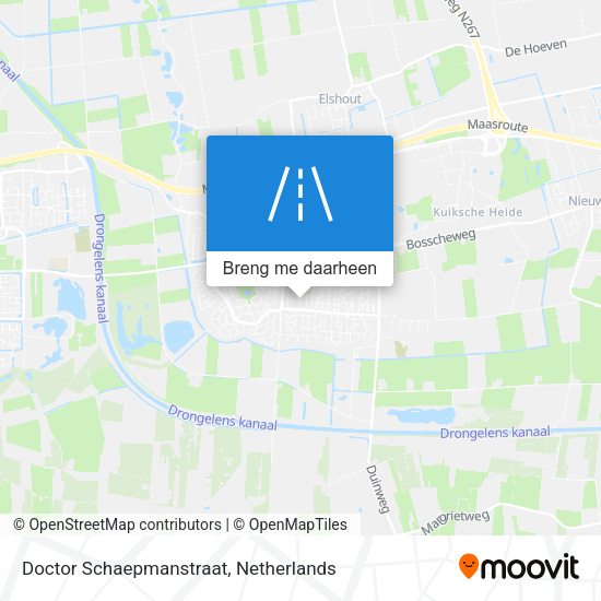 Doctor Schaepmanstraat kaart