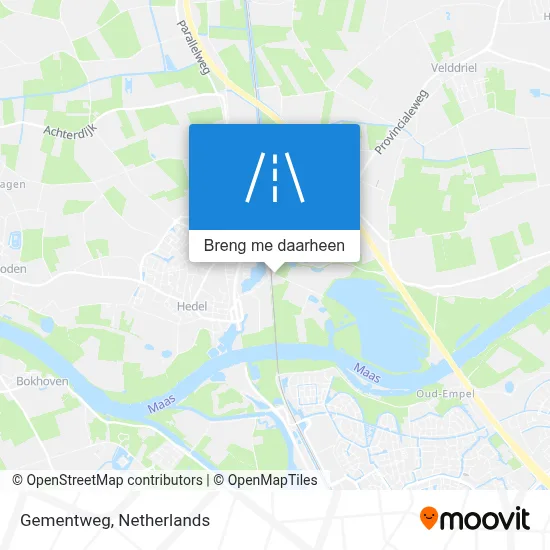Gementweg kaart