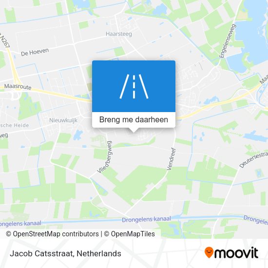Jacob Catsstraat kaart