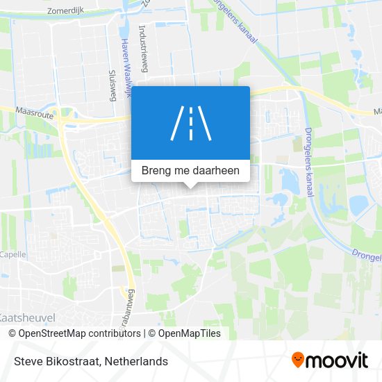 Steve Bikostraat kaart
