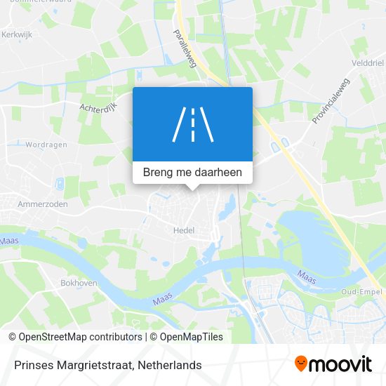 Prinses Margrietstraat kaart