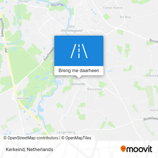 Kerkeind kaart