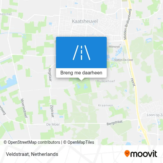 Veldstraat kaart