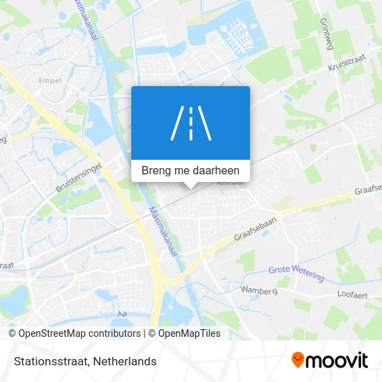 Stationsstraat kaart