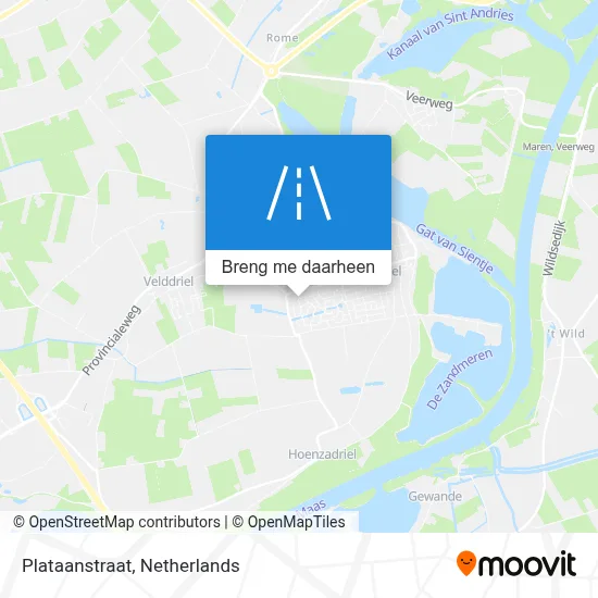 Plataanstraat kaart