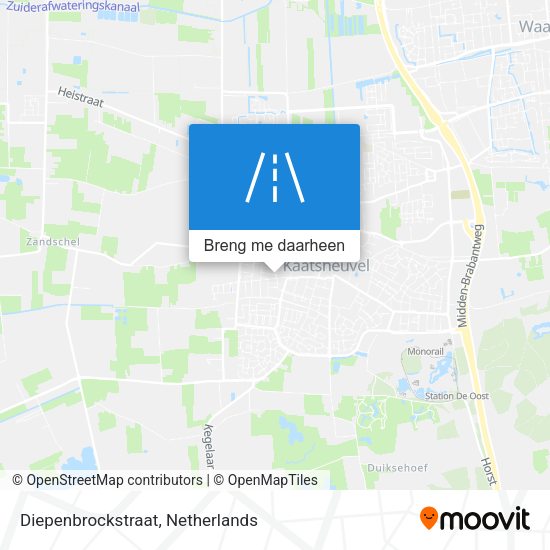 Diepenbrockstraat kaart