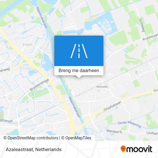 Azaleastraat kaart
