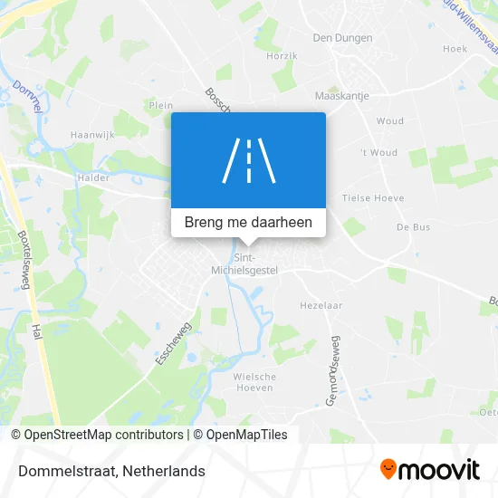 Dommelstraat kaart