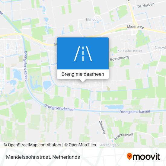 Mendelssohnstraat kaart