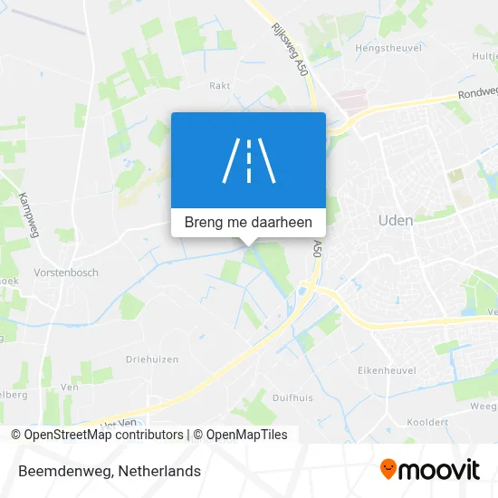 Beemdenweg kaart