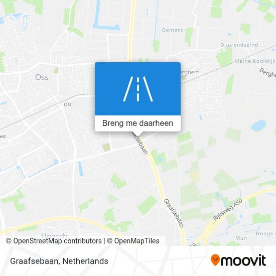 Graafsebaan kaart
