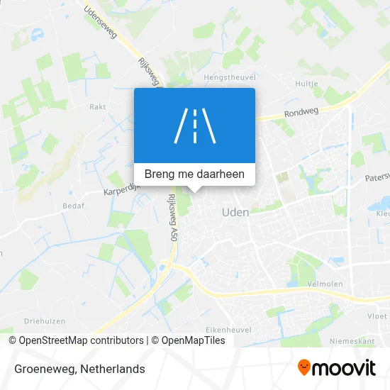 Groeneweg kaart