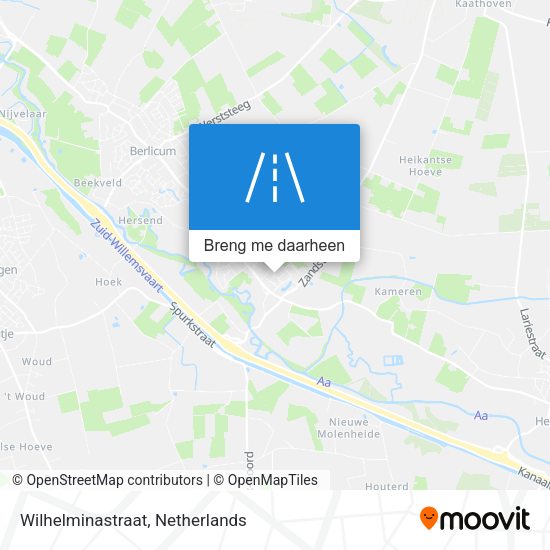 Wilhelminastraat kaart