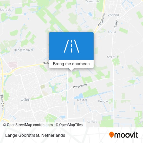 Lange Goorstraat kaart