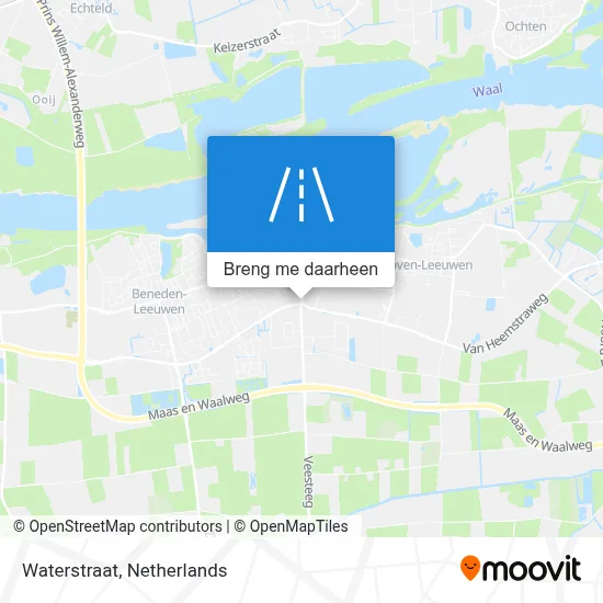 Waterstraat kaart