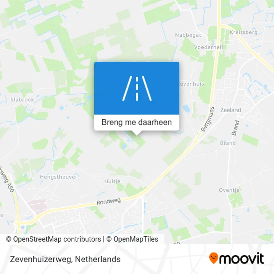 Zevenhuizerweg kaart