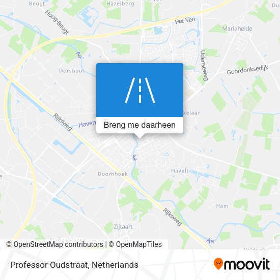 Professor Oudstraat kaart