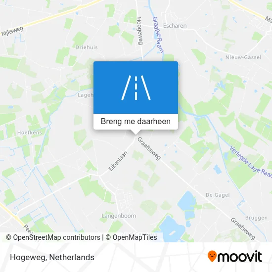 Hogeweg kaart