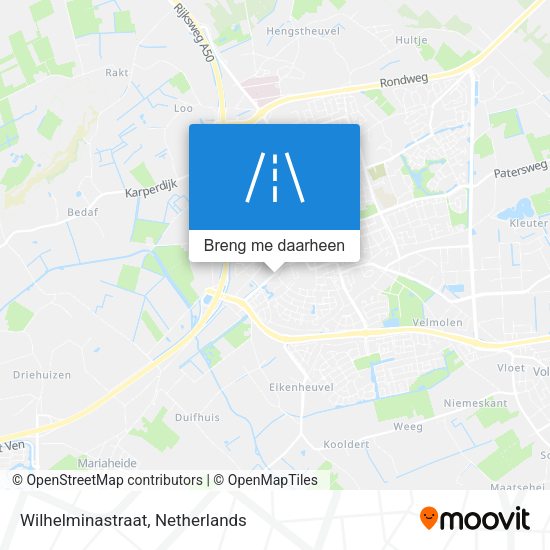 Wilhelminastraat kaart