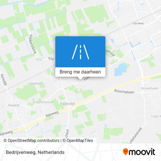 Bedrijvenweg kaart